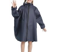 Imperméables pour Enfants Garçons Filles Imperméable Enfant Unisexe Poncho d'école Long Pliable Manteau d'été doublé Veste Camping Voyages Activités en Extérieur