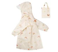 Imperméables pour Enfants Garçons Filles Manteau Pluie Toddler Vestes Léger Poncho Mignon Réutilisable Vêtements S/2-4 Ans