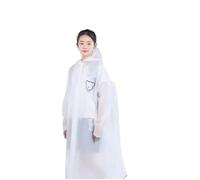 Imperméables pour Enfants Manteau de Pluie Léger Vestes Réutilisable Cordon Serrage Veste Capuche la randonnée en Plein air, pêche