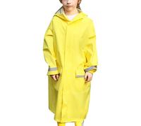 Imperméables pour Enfants Poncho de Pluie Garçons Filles Mignon Réutilisable EVA Imperméable Enfant Capuchon Camping Voyages Activités en Extérieur