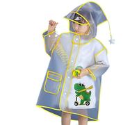Imperméables pour Enfants, Ponchos de Pluie épais boutonnés de Couleur Unie pour garçons et Filles, Printemps, été et Automne
