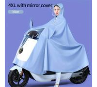 Imperméables pour vélo électrique (convient pour un ou deux cavaliers), Capes de pluie pour moto pour hommes et femmes, Imperméables épais pour adultes, Équipement de pluie pour scooter électrique XXX