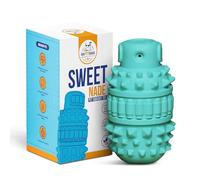 IMPETIOUS INDUSTRIES® Jouet Chien Indestructible | Kong pour Chien | Jouet Chiot | Forme de Grenade en Caoutchouc Naturel pour Soin Dentition | Mastication | Education (de Moyenne à Grande Taille)