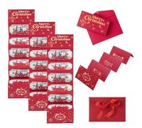 Impetusbe Christmas Cash Gift Envelope, Christmas Cash Envelope 6 Slot, Folding Xmas Money Holder ash Gift, Surprise Money Clip for Family Friends Birthday Gifts Party Supplies (3 Pcs-A)