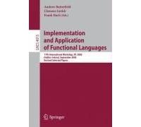 Implementation And Application Of Functional Languages