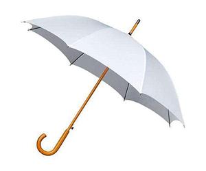 IMPLIVA Falcone Parapluie canne, 102 cm, Blanc (Weiß)