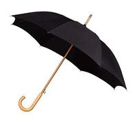 IMPLIVA Falcone Parapluie Canne, 102 cm, Noir (Schwarz)