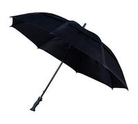 Impliva Falcone Parapluie Canne, 130 cm, Noir (Schwarz)