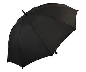 Impliva Falcone Parapluie canne, 130 cm, Noir (Schwarz)