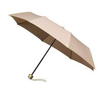 IMPLIVA miniMAX® Parapluie canne, 100 cm, Beige | Grand parapluie solide diam 100cm, parapluie compact solide, Résistant vent fort, Petit format anti pluie