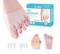 Impoditiongs 2 Pièces Correcteur D'orteils, Correcteur Hallux Valgus, Corrige les Orteil, Séparateurs d'orteils pour Chevauchement Orteil, Soulager les frottements