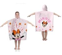Import New Poncho Minnie Mouse Serviette pour Filles Serviette Minnie Mouse Type Poncho Enfant pour Plage ou Piscine Poncho Disney Serviette en Coton avec Capuche 049MNN-PC