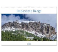 Imposante Berge (calendrier mural 2026 DIN A3 paysage) calendrier mensuel CALVENDO