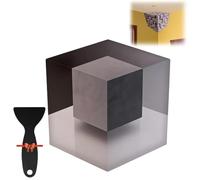 Impossible Corners - Art mural qui remodèle la réalité, art mural 3D illusion d'optique, grand autocollant mural cube facile à décoller et à coller, décoration d'intérieur moderne abstraite (#03)