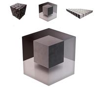 Impossible Corners - Art Mural Qui Remodèle La Réalité, Autocollant D'angle Illusion 3D, Cube Stéréoscopique 3D Art Graphique Amovible À Décoller Et Coller, Décoration D'intérieur Moderne(A)