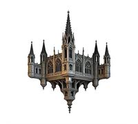 Impossible Corners - Autocollant mural 3D Illusion d'optique, amovible à décoller et à coller qui remodèle la réalité, décoration graphique moderne pour salon et bureau