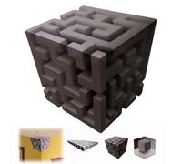 Impossible Corners - Wall Art That Reshapes Reality,3D Wall Art Illusion Corner Wall Decal,Removable Peel and Stick Graphic Wall Decor,for Living Room, Office, Dorm