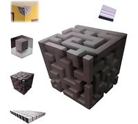 Impossible Corners - Wall Art That Reshapes Reality, 3D Wall Art Illusion Corner Wall Decal, Removable Peel and Stick Graphic, Modern Home Decor for Living Room, Office, Dorm