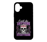 Impossible de Faire Quoi Que ce Soit en pensant trop à Skull Brain Coque pour iPhone 16 Plus