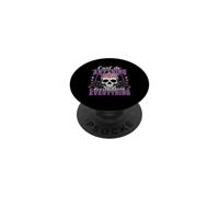 Impossible de Faire Quoi Que ce Soit en pensant trop à Skull Brain PopSockets PopGrip Adhésif