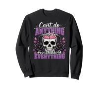 Impossible de Faire Quoi Que ce Soit en pensant trop à Skull Brain Sweatshirt