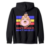 Impossible de l'atteindre, Je n'en AI Pas Besoin (Funny Fat Lazy Hamster) Sweat à Capuche