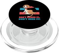 Impossible de l'atteindre, Je n'en AI Pas Besoin (Graphique Amusant de Gros Chien Paresseux) PopSockets PopGrip pour MagSafe