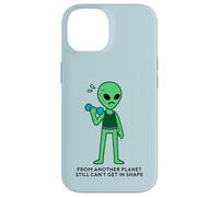 Impossible de se Mettre en Forme Roswell Alien s'entraînant Coque pour iPhone 14
