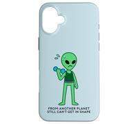 Impossible de se Mettre en Forme Roswell Alien s'entraînant Coque pour iPhone 16 Plus