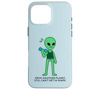 Impossible de se Mettre en Forme Roswell Alien s'entraînant Coque pour iPhone 16 Pro Max
