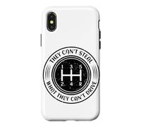 Impossible de Voler ce qu'ils ne Peuvent Pas Conduire Une Voiture à Transmission Manuelle Coque pour iPhone X/XS
