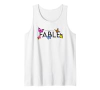 Impossible is a... Fable Hibiscus et Papillon Débardeur