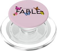 Impossible is a... Fable Hibiscus et Papillon PopSockets PopGrip pour MagSafe