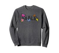 Impossible is a... Fable Hibiscus et Papillon Sweatshirt