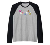 Impossible is a... Fallacy Hibiscus et Papillon Manche Raglan