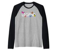Impossible is a... Legend Hibiscus et Papillon Manche Raglan