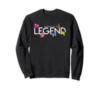 Impossible is a... Legend Hibiscus et Papillon Sweatshirt