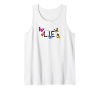 Impossible is a... Lie Hibiscus et Papillon Débardeur