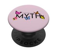 Impossible is a... Myth Hibiscus et Papillon PopSockets PopGrip Adhésif