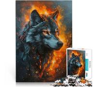 Impossible Loup Gris majestueux Puzzles 2000 pièces pour Adolescents 70x100cm Chaque pièce est Unique - Jeu Familial Stimulant et Amusant