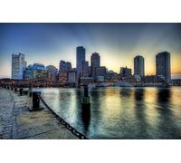 Impossible Puzzle-1000 Pieces, Multi-Colour Boston USA Massachusetts (50x70cm)