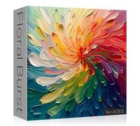 Impossible Puzzle de Peinture Arc-en-Ciel de 1000 pièces, Difficile défi pour Adultes