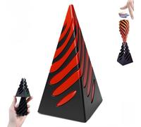 Impossible Pyramid Passthrough Sculpture,3D Printed Spiral Cone Toy, Impossible Pyramid Fidget Toy,Spiral Pyramid Sculpture,Helix Nut Spiral Cone Fiddle Fidget Toy,Anxiety Stress Relief Toy (1)