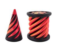 Impossible Pyramid Passthrough Sculpture, Pass Through Pyramid Fidget Toy, Jouet à cône en imprimé en Impossible Cone Fidget Soulagement du Stress et de l'anxiété Jouet Fidget