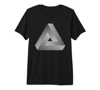 Impossible Triangle Optical Illusion Men Women Gift T-Shirt Haut de Gamme