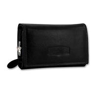 Imppac dames Moneymaker portefeuille Kellnerbörse 15.5x3x9.5cm en cuir noir OPJ704S