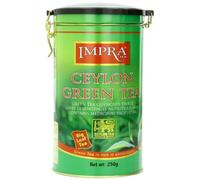 Impra Green Tea in Metal Caddy, Big Leaf, 8.82 Ounce