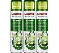 Imprägnol Waterproof Universal 100% sans PFC : Spray imperméabilisant adapté pour textiles, cuir et tissus high-tech 400 ml - Lot de 3
