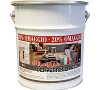 Imprégnant bois extérieur pour cycle ciré professionnel à l'eau 5kg Maître (Transparent)