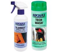 Imprégnation Nikwax Twin Tech Wash + TX Direct Spray-On 2x300ml